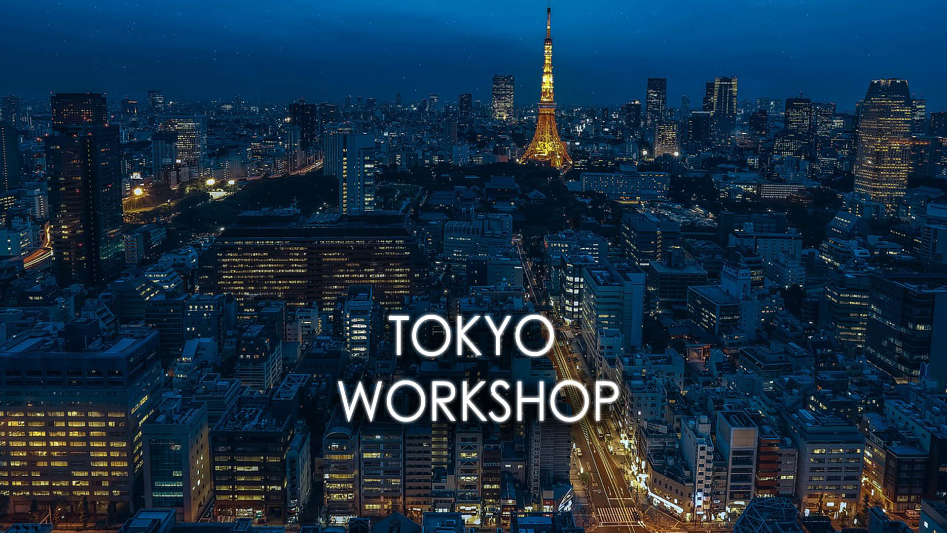 TOKYO PHOTOGRAPHY WORKSHOP